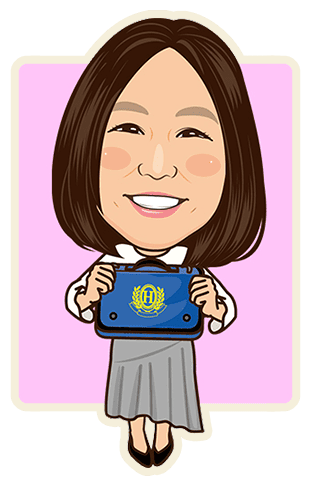 樋上　久子（ヒノウエ　ヒサコ）似顔絵